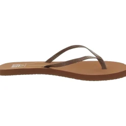 Bliss Nights Faux Leather Flip-Flops