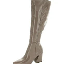 Block Heel Knee-High Boots