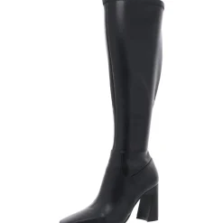 Block Heel Knee-High Boots