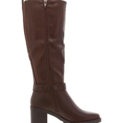Block Heel Knee-High Boots