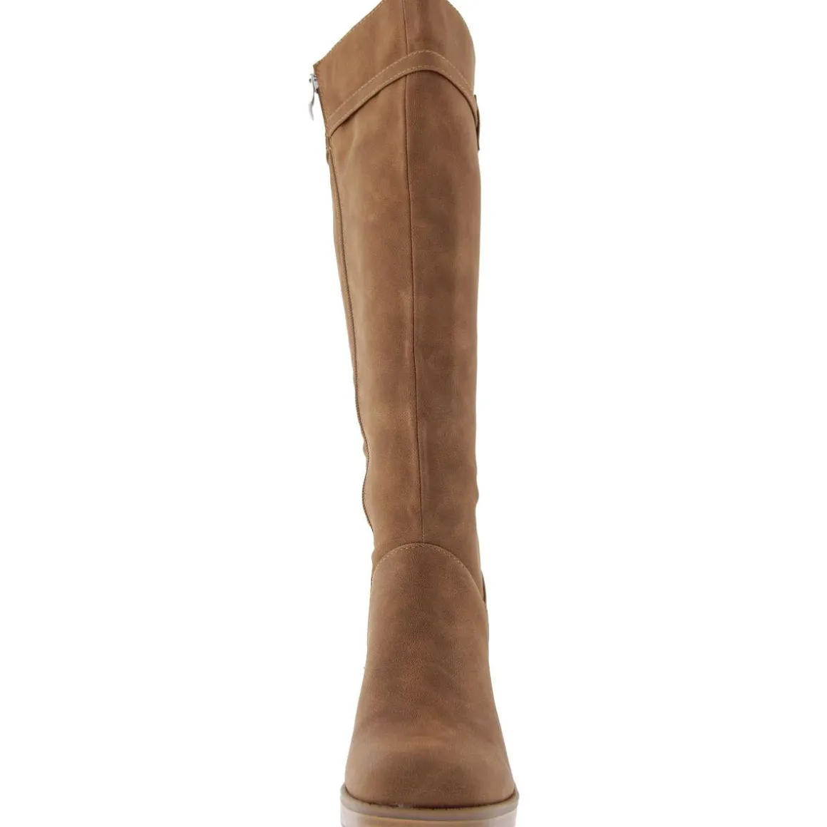 Block Heel Knee-High Boots