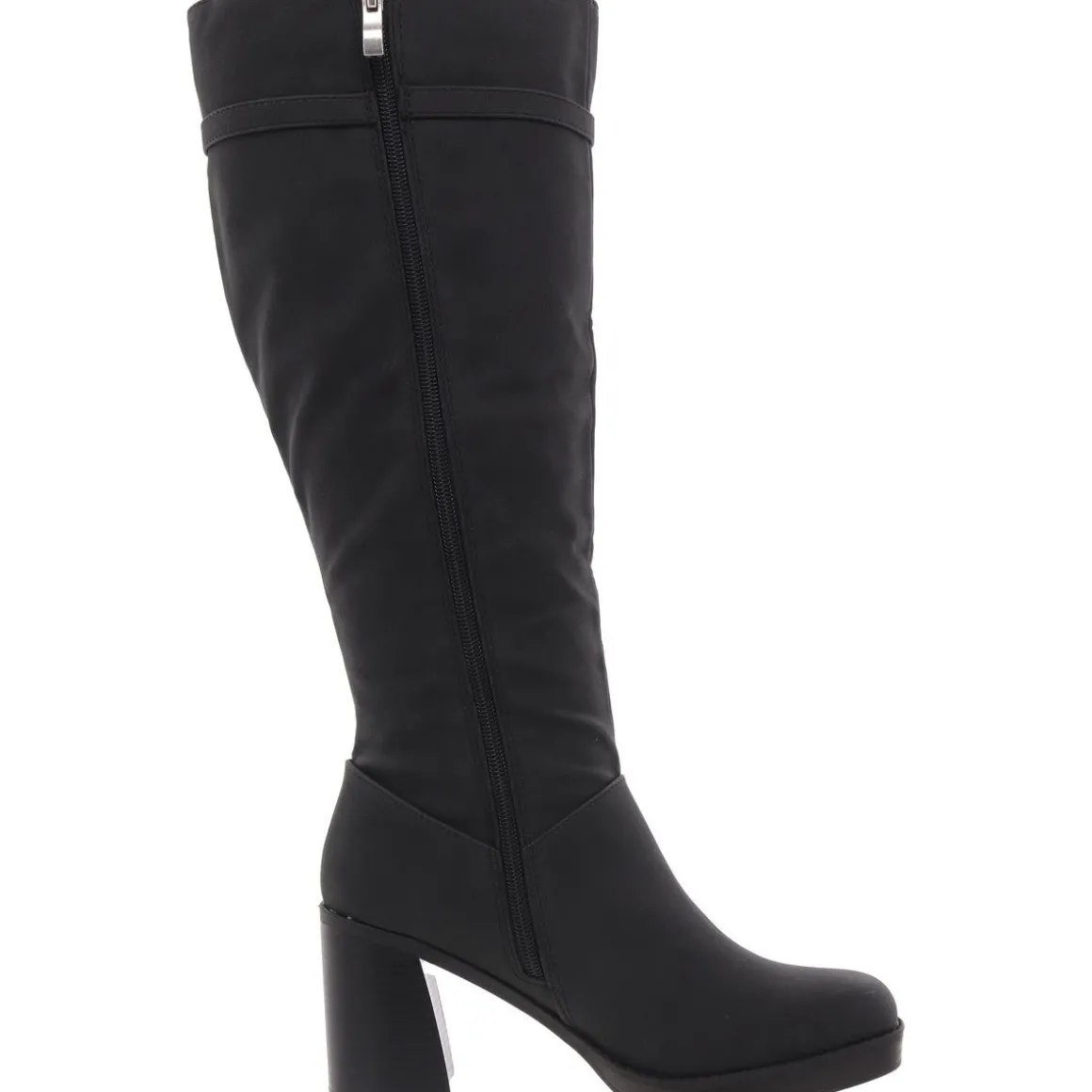 Block Heel Knee-High Boots