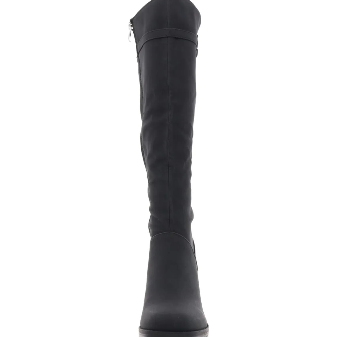 Block Heel Knee-High Boots