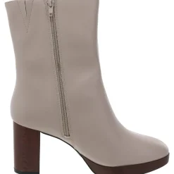 Block Heel Mid-Calf Boots