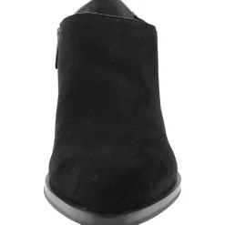 Block Heel Faux Suede Ankle Boots