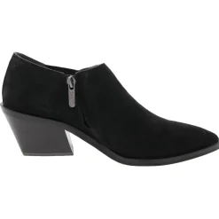 Block Heel Faux Suede Ankle Boots