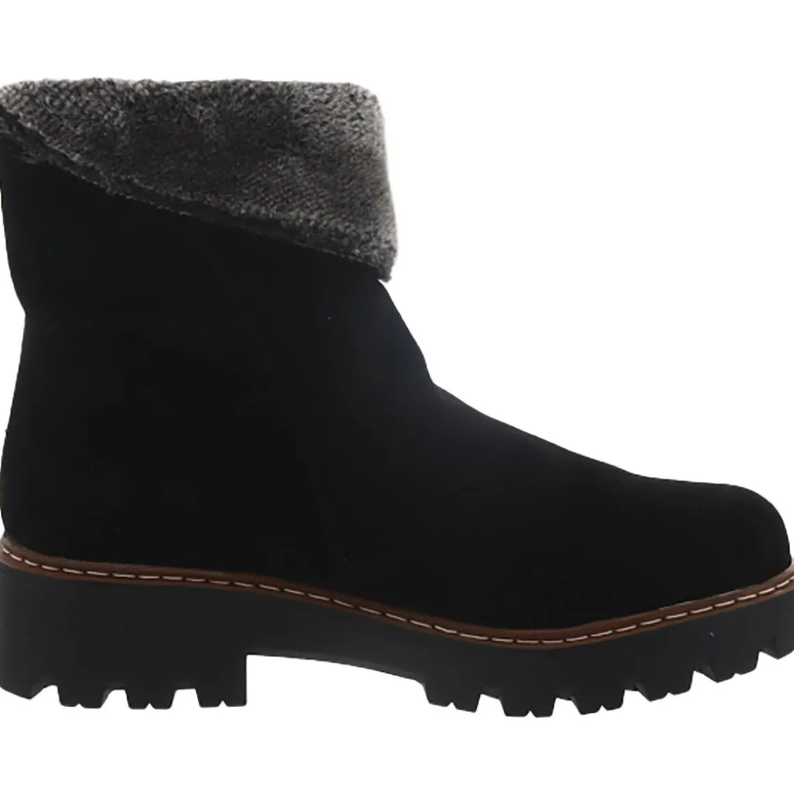 Block Heel Mid-Calf Boots