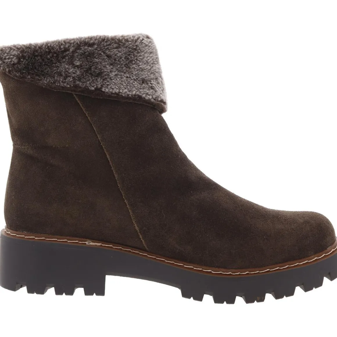 Block Heel Mid-Calf Boots