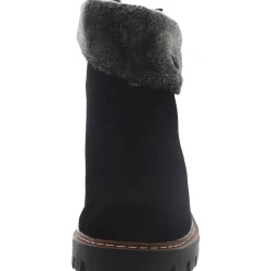 Block Heel Mid-Calf Boots