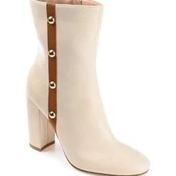 Block Heel Zipper Booties