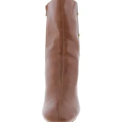 Block Heel Zipper Booties