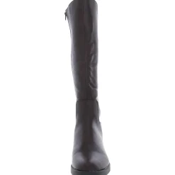 Blythe Round Toe Riding Boot Knee-High Boots