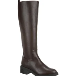 Blythe Wide Calf Faux Leather Knee-High Boots