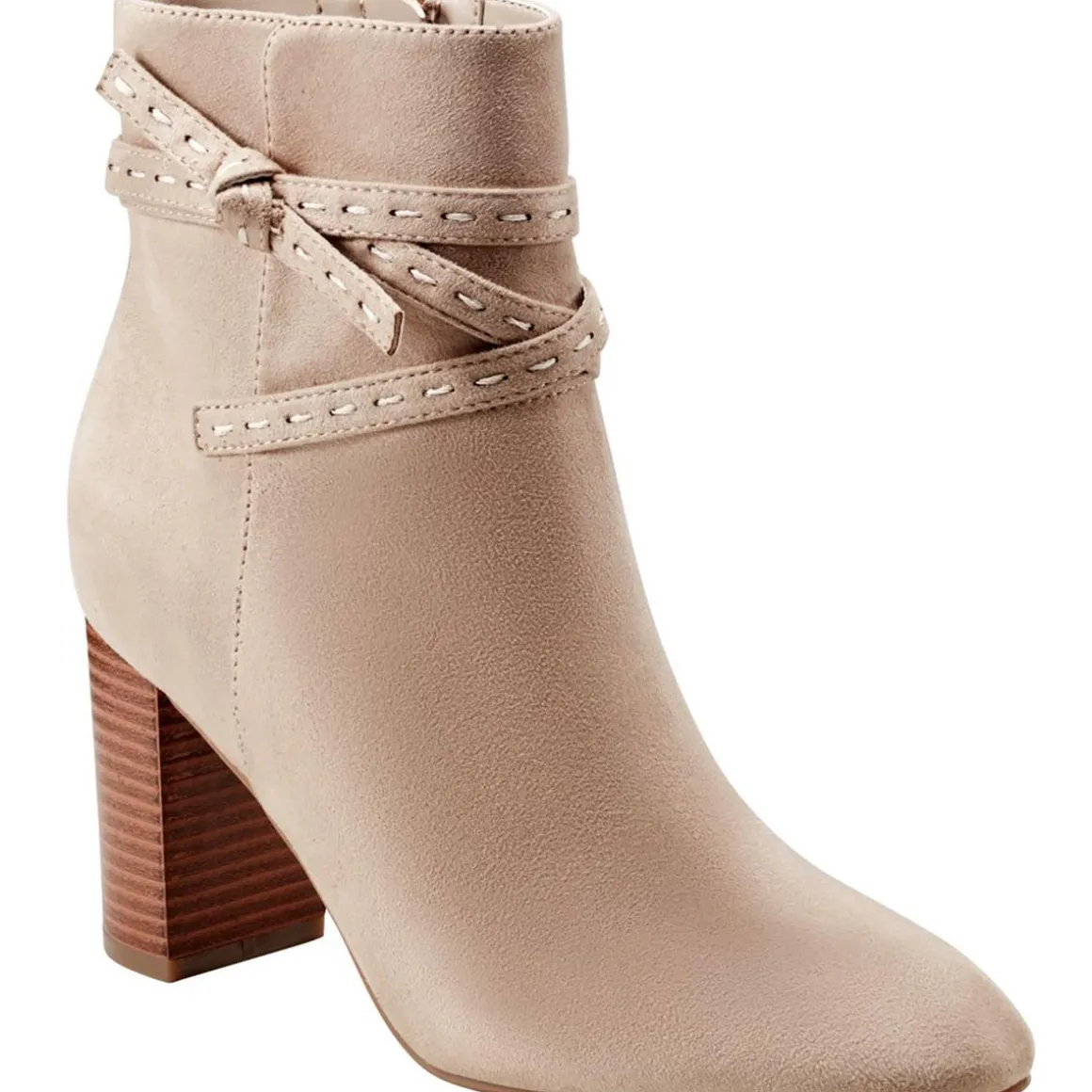 BNOCORN2 Zipper Faux Suede Booties