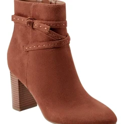 BNOCORN2 Zipper Faux Suede Booties