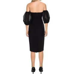 Bodycon Puff Sleeve Mini Dress