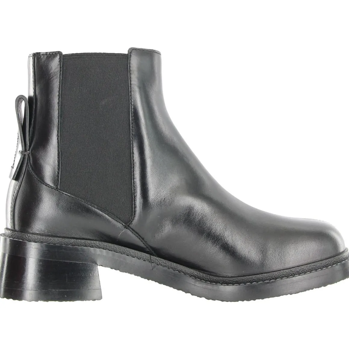 Bonni Stretch Leather Chelsea Boots