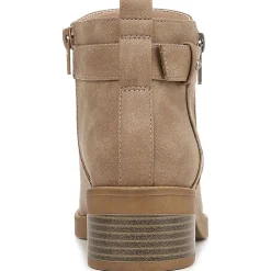 Bonus Faux Leather Block Heel Ankle Boots