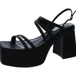 Bossy Block Heel Ankle Strap Platform Sandals