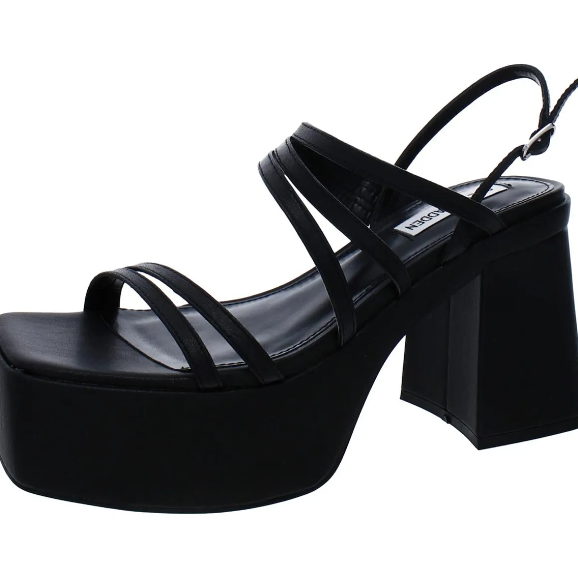 Bossy Block Heel Ankle Strap Platform Sandals