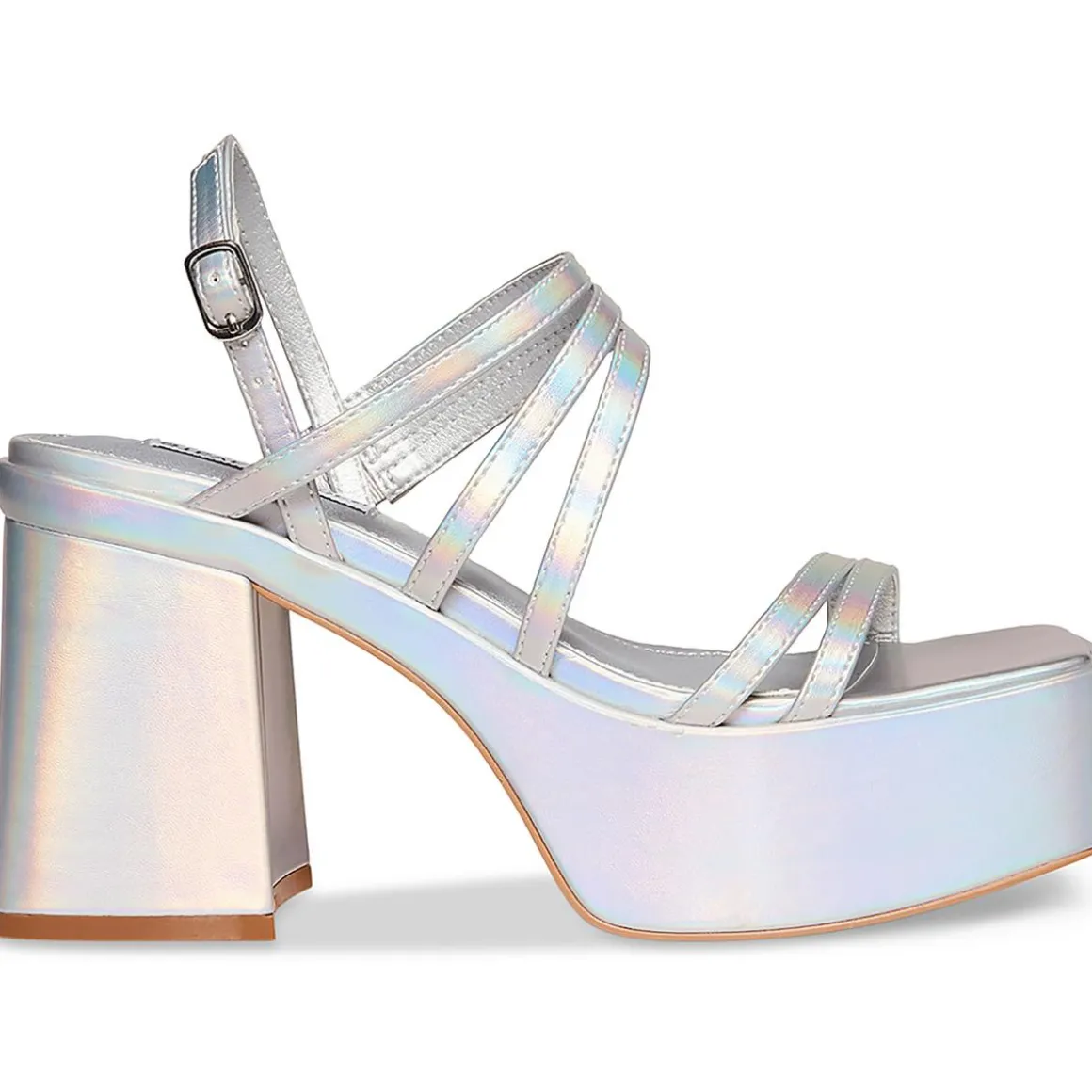 Bossy Block Heel Ankle Strap Platform Sandals