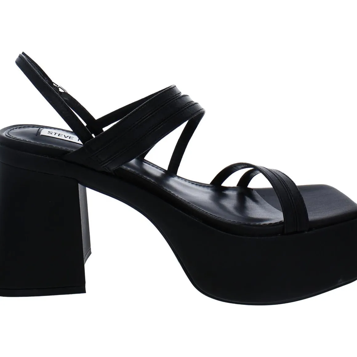 Bossy Block Heel Ankle Strap Platform Sandals