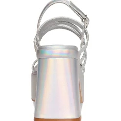 Bossy Block Heel Ankle Strap Platform Sandals