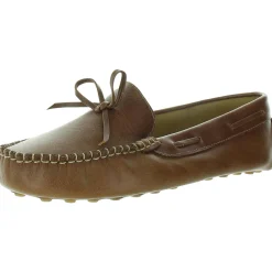 Bow Leather Moccasins