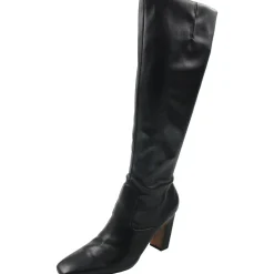 Bowman Zipper Faux Leather Knee-High Boots