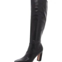 Bowman Zipper Faux Leather Knee-High Boots
