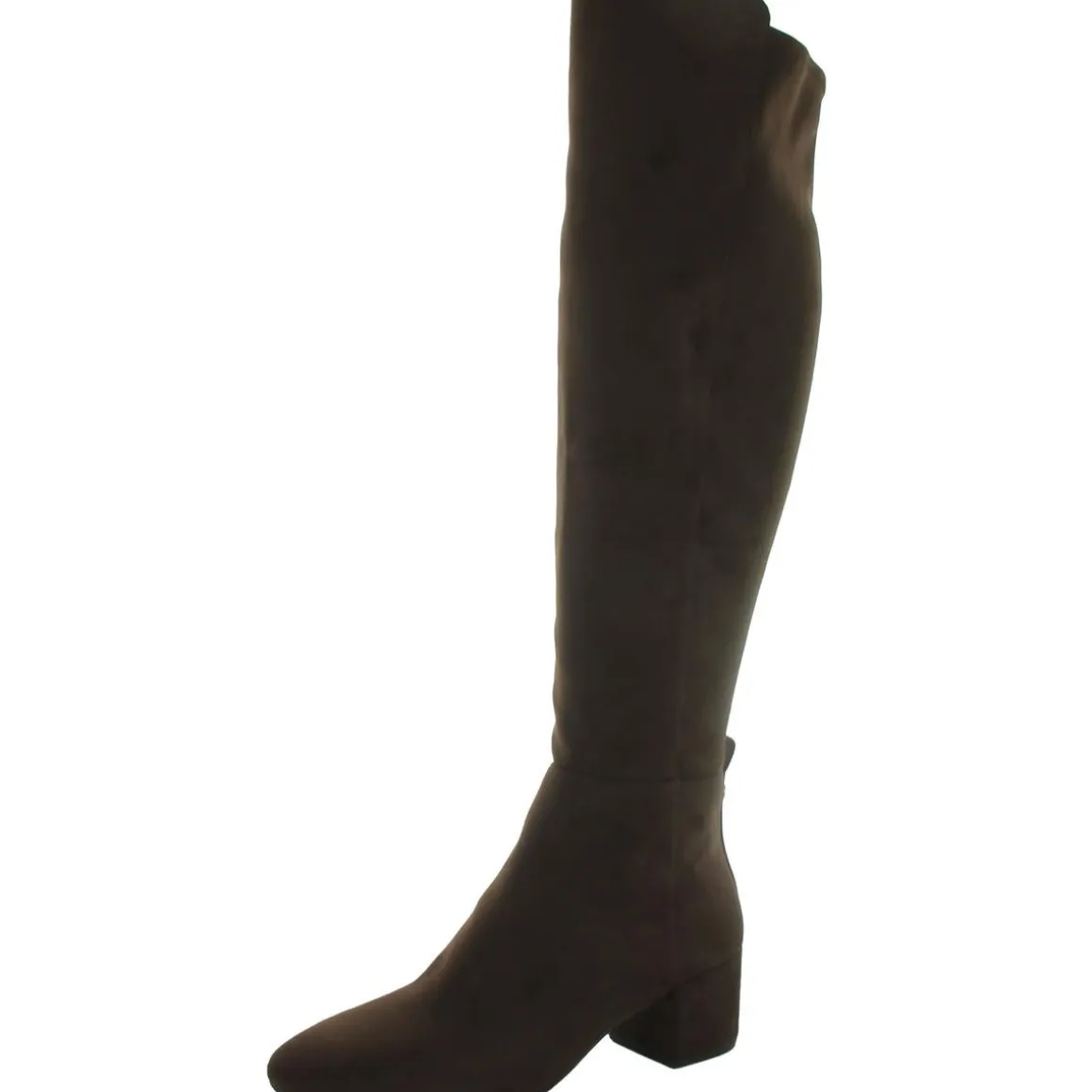 Braden Faux Suede Zip Up Over-The-Knee Boots
