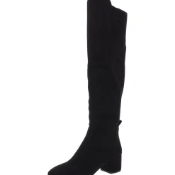 Braden Faux Suede Zip Up Over-The-Knee Boots