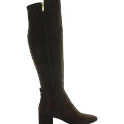 Braden Faux Suede Zip Up Over-The-Knee Boots