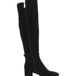 Braden Faux Suede Zip Up Over-The-Knee Boots