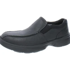 Bradley Step Leather Slip On Loafers