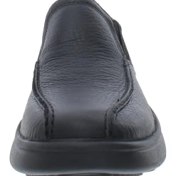 Bradley Step Leather Slip On Loafers