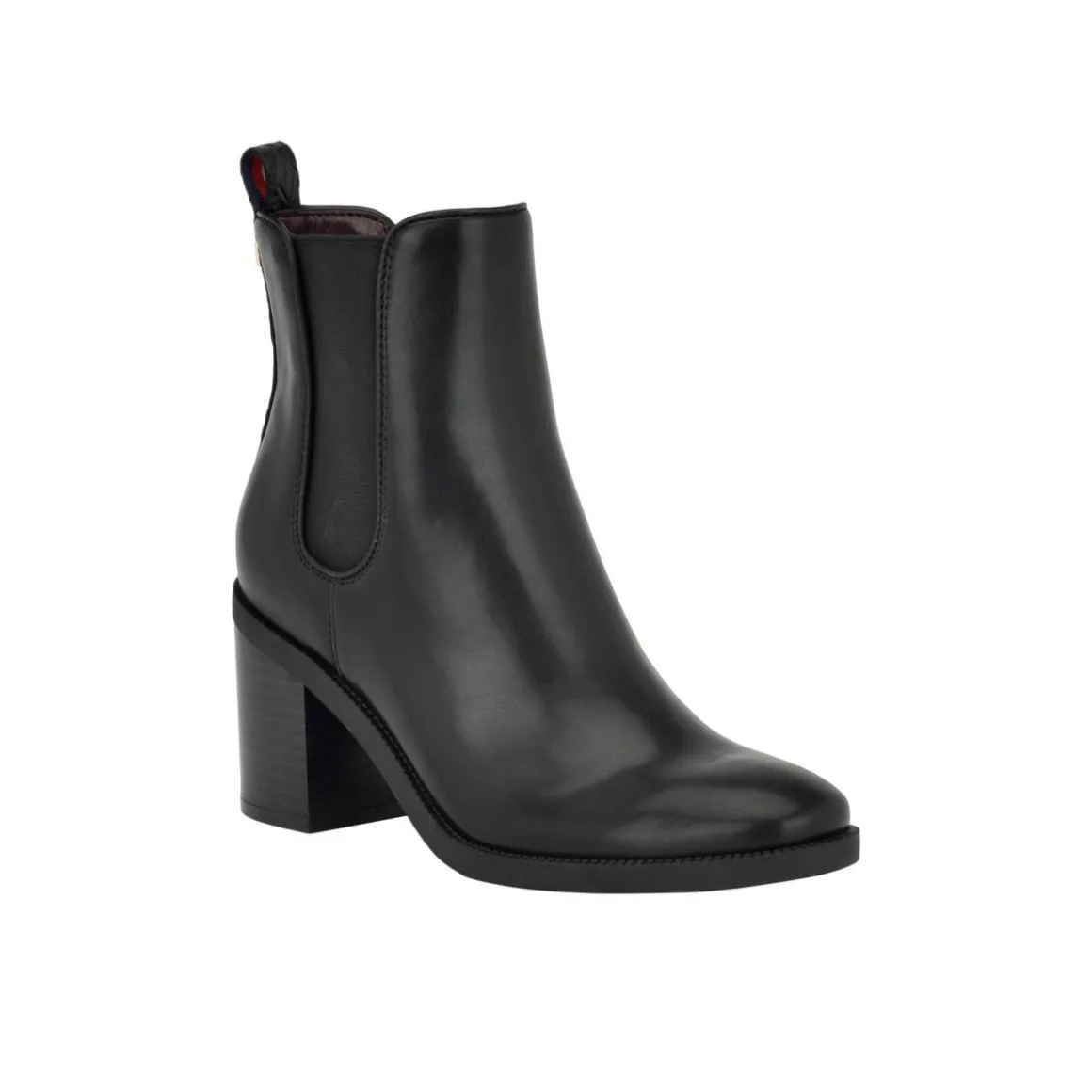 Brae Faux Leather Round Toe Chelsea Boots