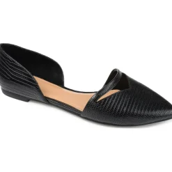 Braely Faux Leather D'Orsay Flats