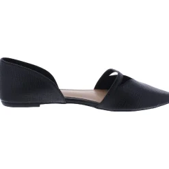 Braely Faux Leather D'Orsay Flats