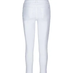 Braided Denim Skinny Jeans