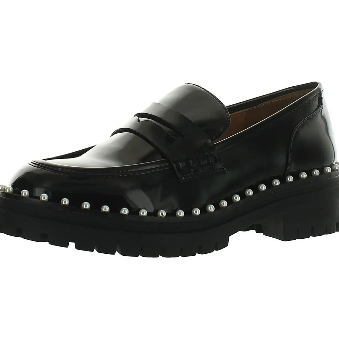 Branna Leather Platform Loafers