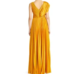 Breann Pleated Evening Dress