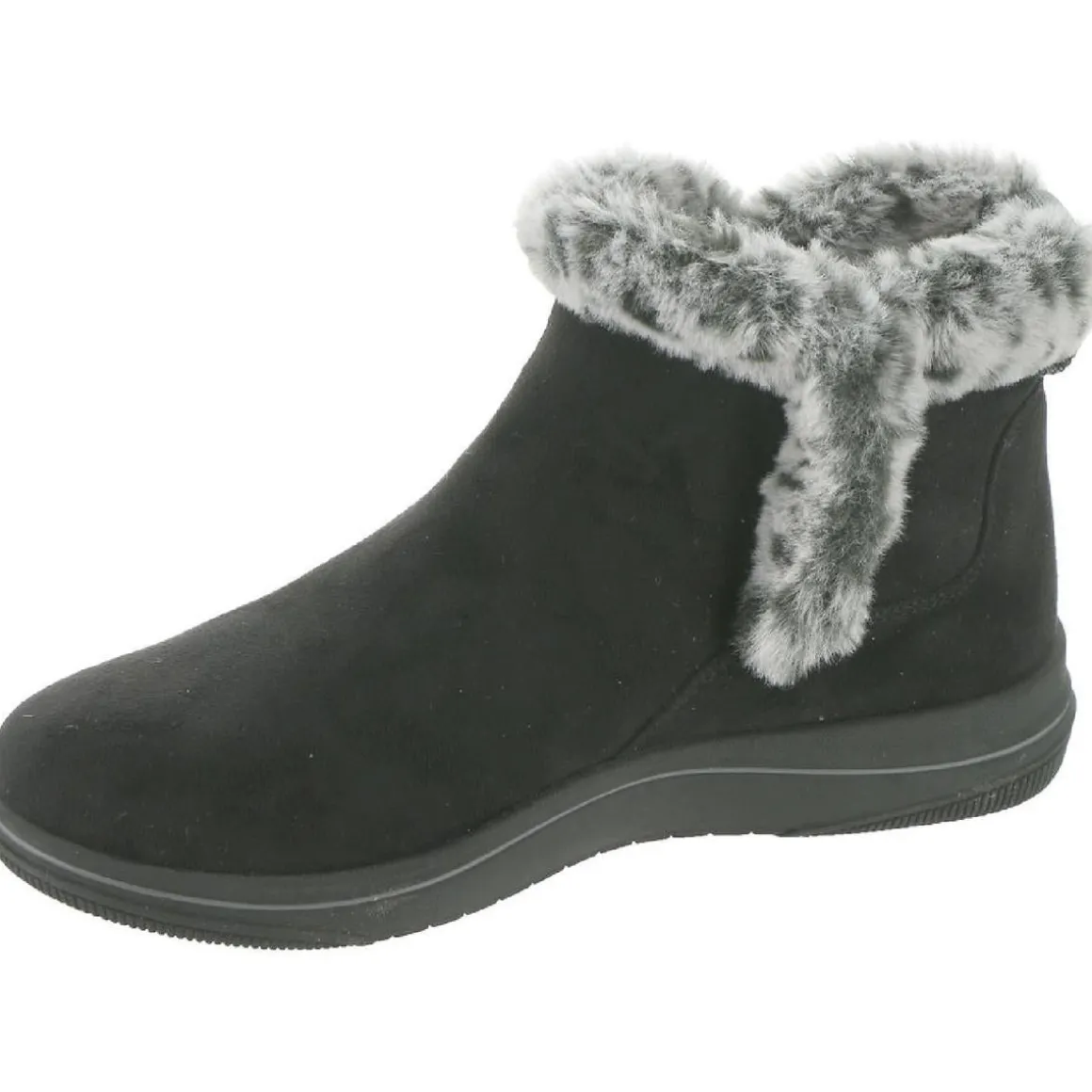 Breeze Fur Pull-on Casual Ankle Boots