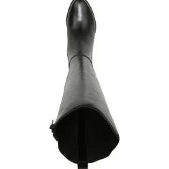 Brent Leather Wide Calf Knee-High Boots