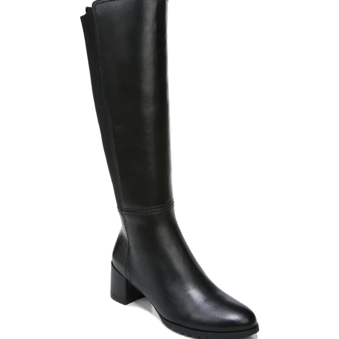 Brent Water Repellent Round Toe Knee-High Boots
