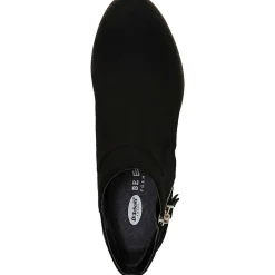 Brianna Faux Suede Stacked Heel Booties