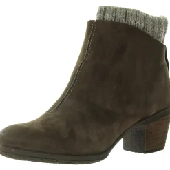 Brianne Zipper Leather Booties
