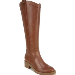 Bridgett Faux Leather Riding Knee-High Boots