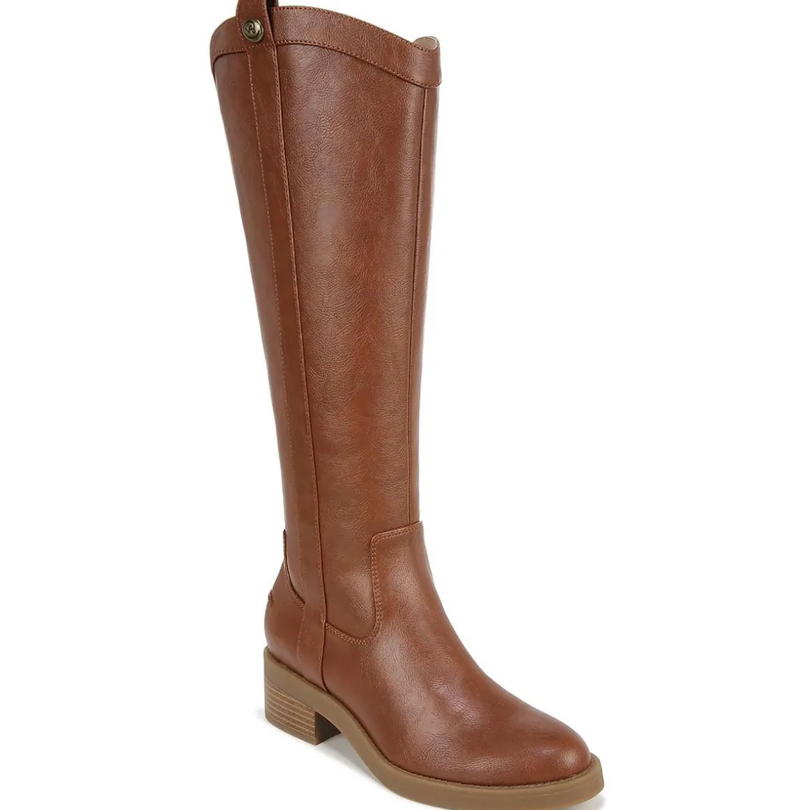 Bridgett Faux Leather Riding Knee-High Boots