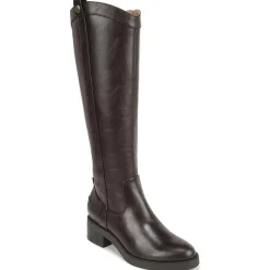 Bridgett Faux Leather Riding Knee-High Boots